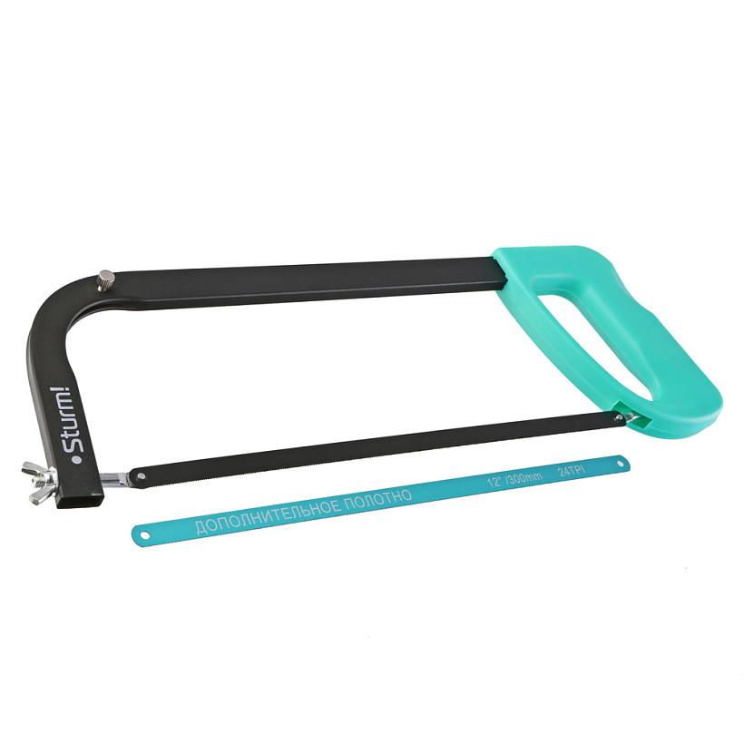 Ножовка по металлу 300мм с пластм. ручкой +доп.полотно (арт.1061-04-300SP) STURM *1/12/48