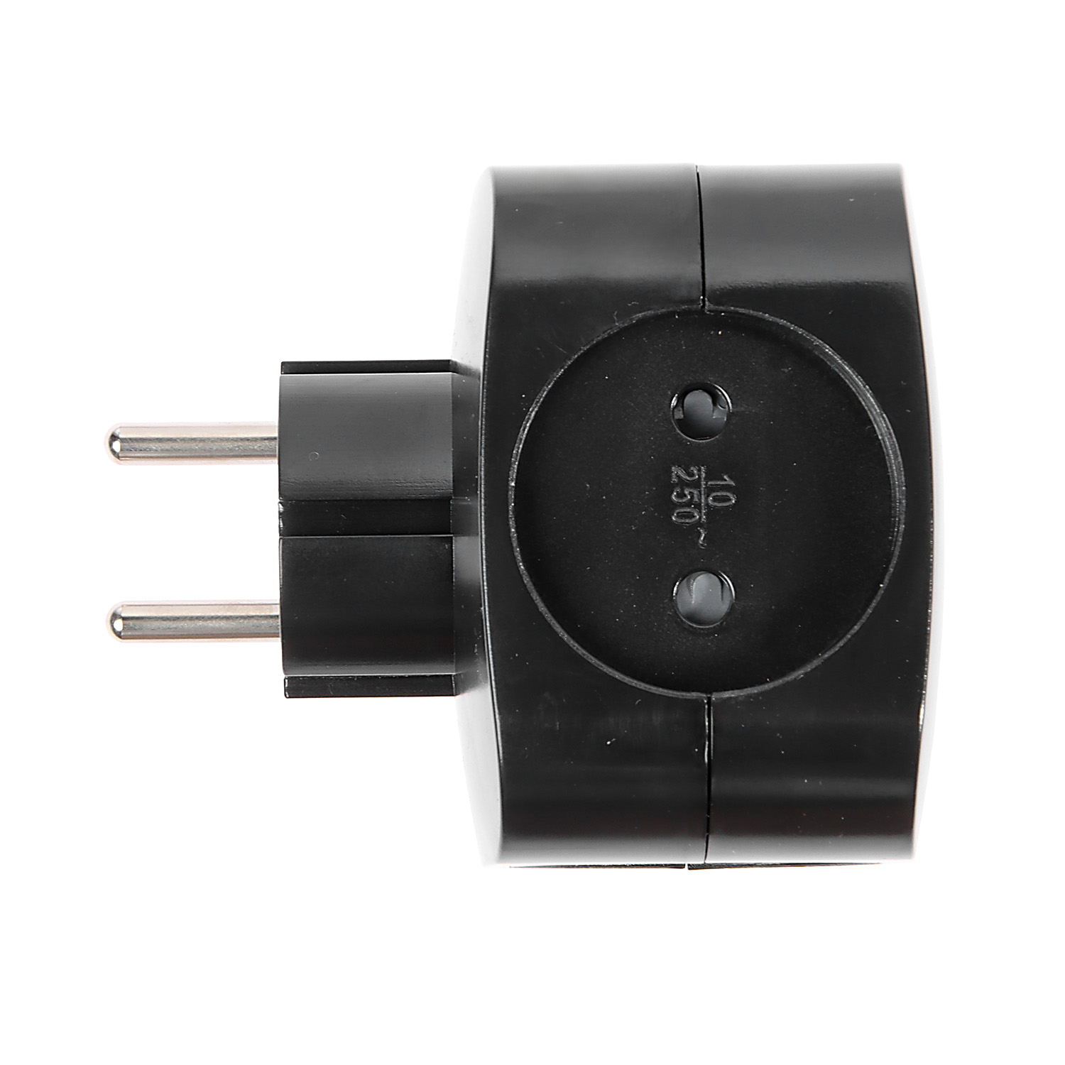 Разветвитель 4 розетки +2*USB б/з 10А ЧЕРНЫЙ ЭРА SP-4-USB-B *1/10/60