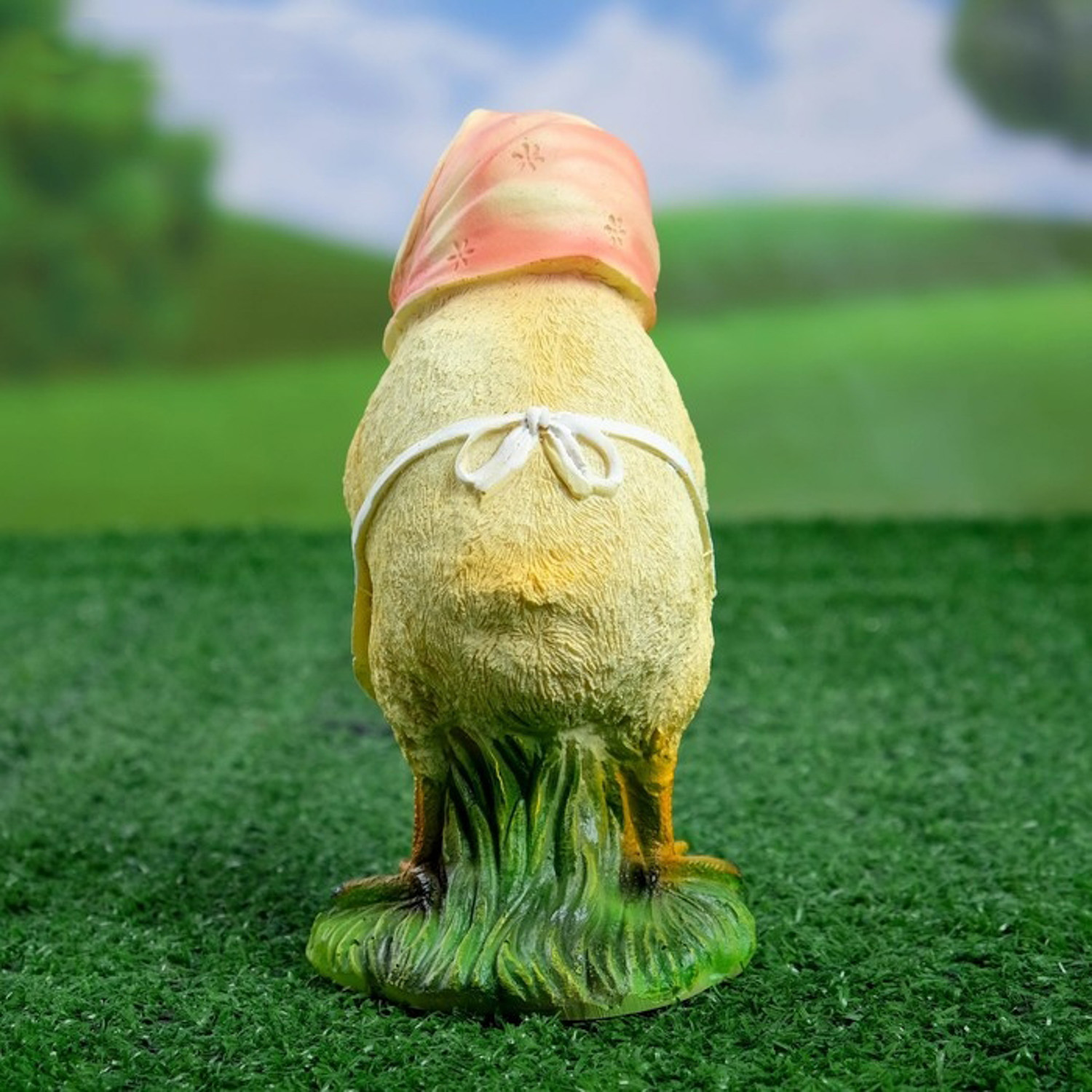 Садовая фигура "Цыпа-хозяюшка" 9х12х17см   4160864