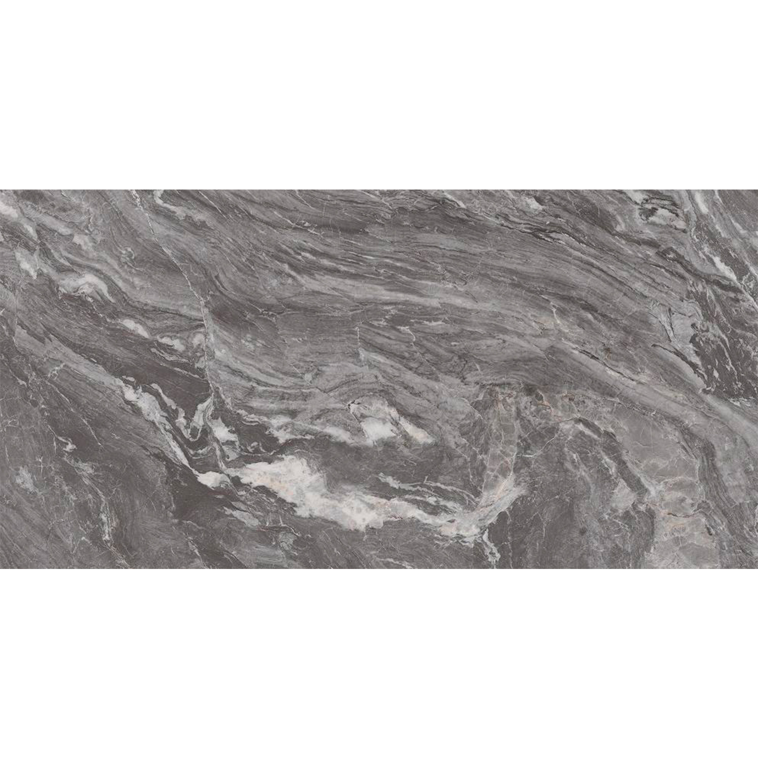 Керамогранит 2.16 м² Китай Мрамор 00070684, 1200х600х9 мм, полированный, графит