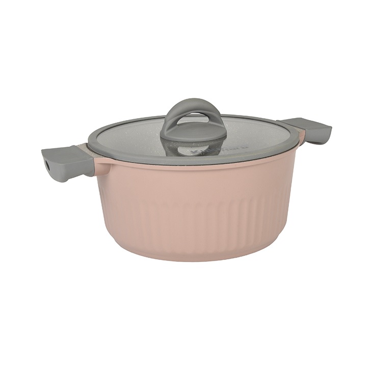 Кастрюля алюмин. антипригарная "Kukmara" "Stella" Cappuccino 5,2л Стекл.кр. кск52а *1/3