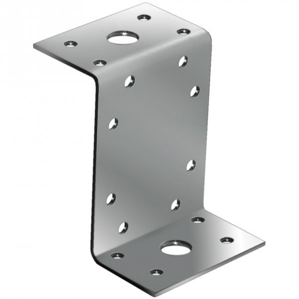 Уголок крепежный 55х90х105 мм ТехноСервис KUZ, Z-образный