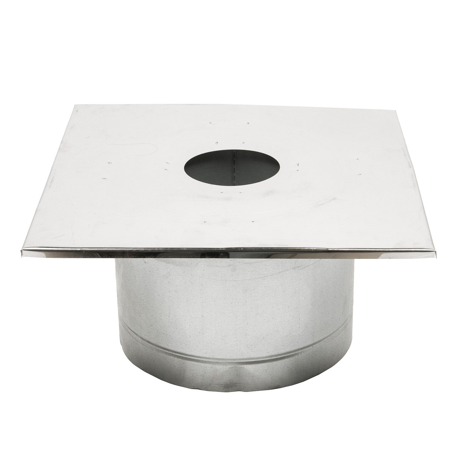 Потолочно-проходной узел ДППУ d120 Т теплый нерж.AISI430/оцин. круглый GS  *1