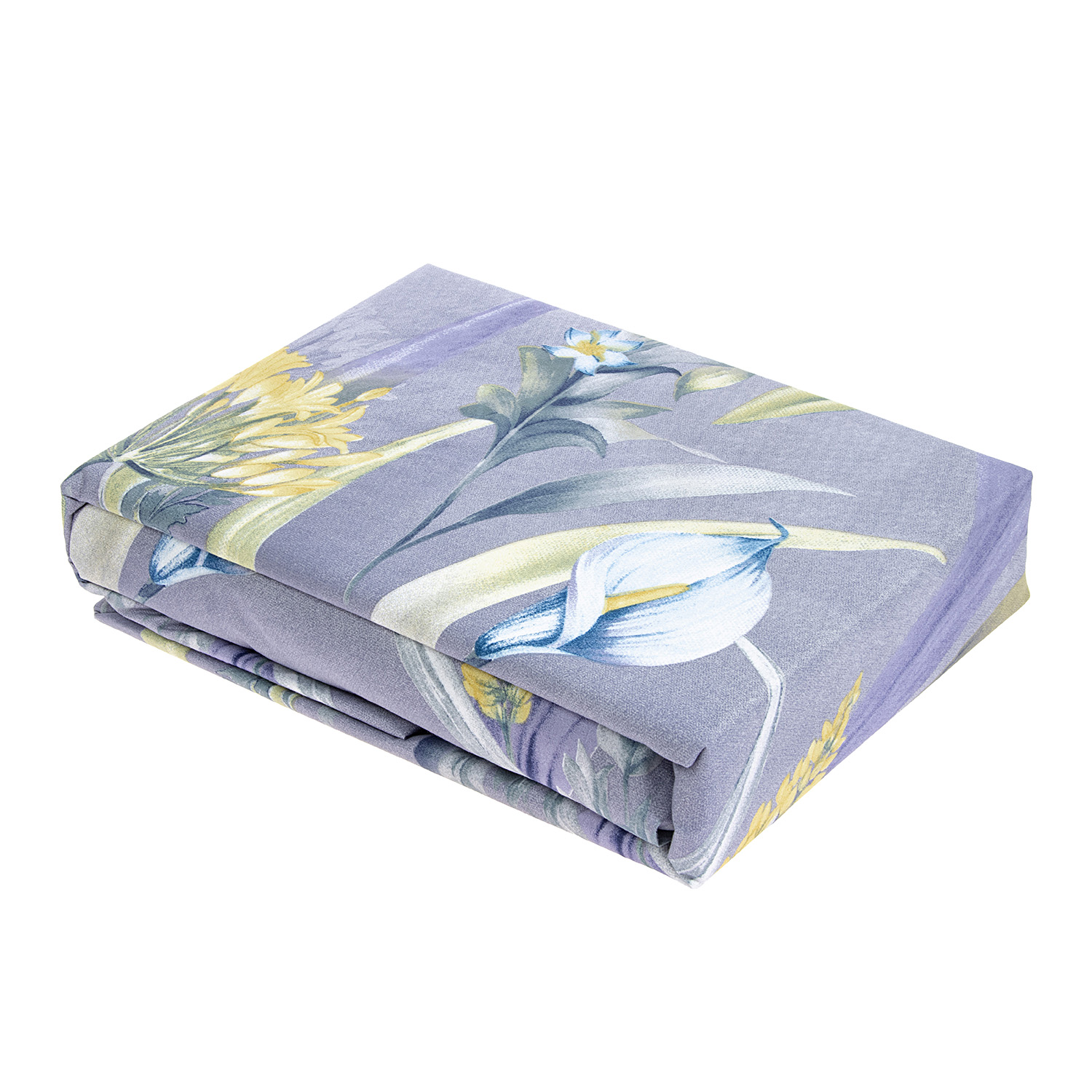 Постельное белье евро бамбук Орхидея DA-96, наволочки 70*70см - 2шт *1/4