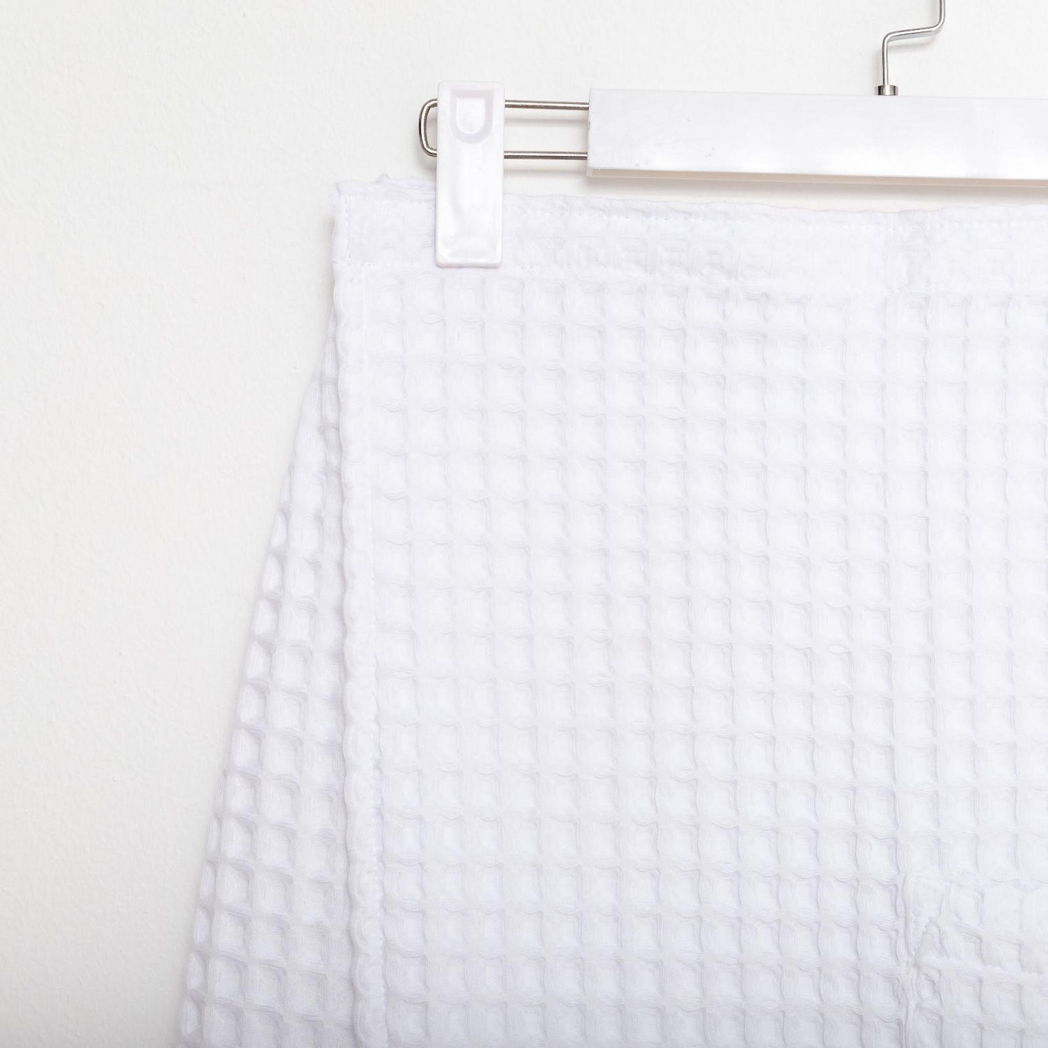 Полотенце килт вафельное 75*145см Boho белый 290г/м2 Этель *1