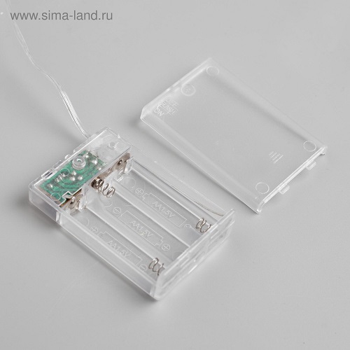 Гирлянда Нить 5 м 50LED тепл.бел.медная нить роса IP20 AAх3 (нет в комплекте) 5198320 *1/150