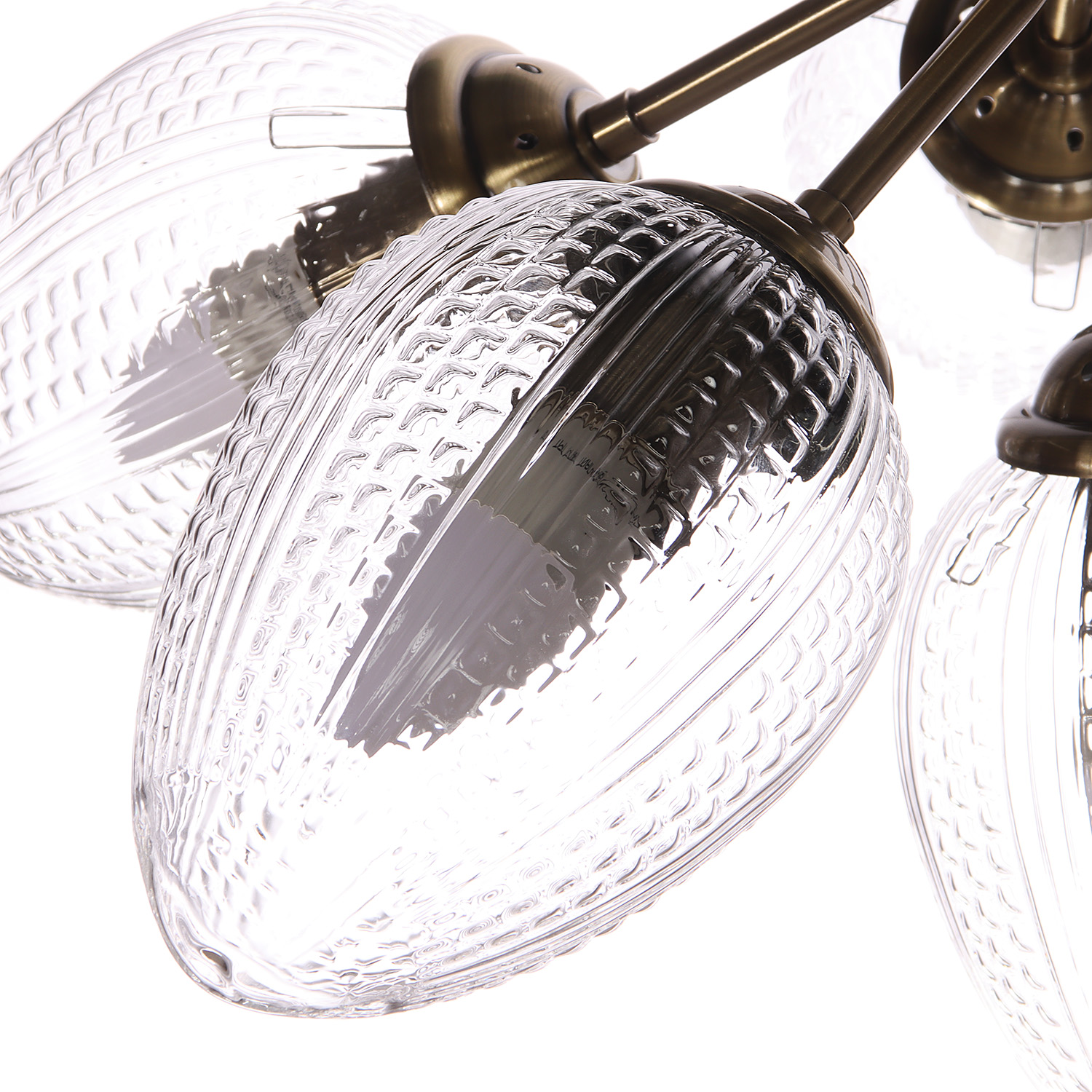 Люстра N5121/6 АВ Е27 6*40Вт ( h=325; d=560) VERNER LIGHTING *1