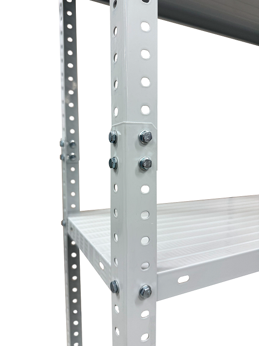 Стеллаж металл. "Steller" выс.1,95м, шир.1,0м, гл.0,5м, 4полки (мах нагр.на полку 100кг), Серый *1