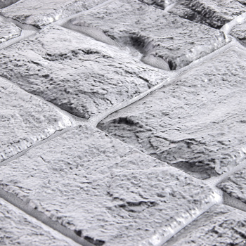 Панель ПВХ 980х498 мм GRACE, камень натуральный серый, 0.48 м²