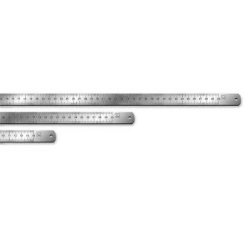 Линейка металлическая 300мм арт.15-6-030 Ремоколор*12/120/600