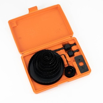 Набор коронок по дереву (19/22/29/32/38/44/51/64/76/89/102/127мм) арт.35301600 Bohrer *1/20