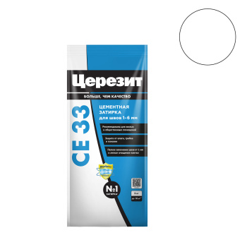 Затирка для швов 2 кг Церезит CE 33, белый