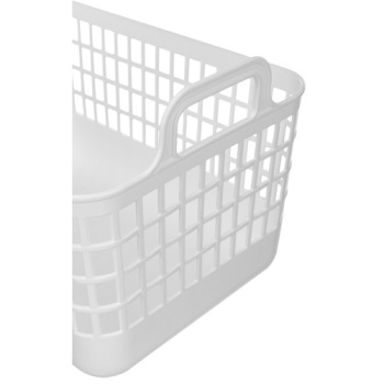 Корзина для хранения пластм. "Kobo" 320х224х210мм 12л Белый арт 435296116 ("Бытпласт") *1/16