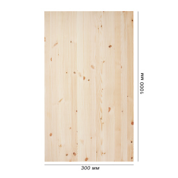 Мебельный щит 1000х300х28 мм Арелан, сорт В