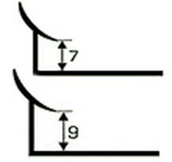 Профиль д/каф.плитки 7мм внутренний 2,5м 0001белый РСП *50