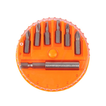 Набор бит 25мм PH/PZ/SL  (7шт) магнитный адаптер хвостовик1/4"С (ВТ-07-1) NovoCRAFT *1/10