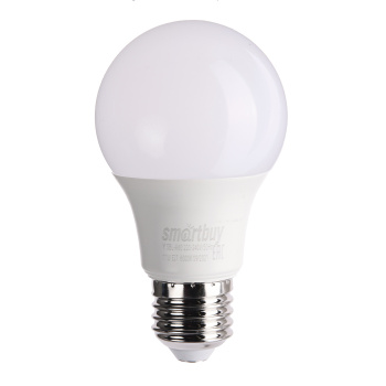 Лампа светодиодная Smartbuy Е27, груша A60, 11 Вт, 880 Лм, 6000 К, холодный белый