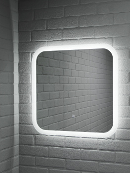 Зеркало /Sansa/ "Капри" 600*600 LED-подсветка, сенсорный выключатель *1/10