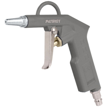 Пистолет продувочный 10 бар 400 л/мин штуцер 1/4"F комплект сменных сопел GH60C PATRIOT *1/10