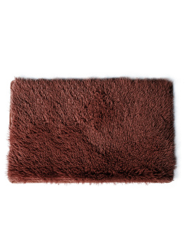 Коврик д/ванной Aquadomer  "Fluffy" (60см х 100см) Коричневый FLF6  *1/50