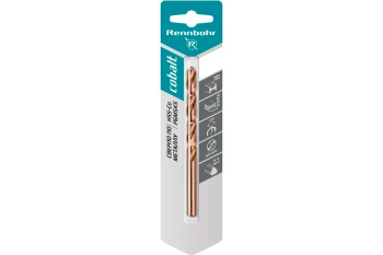 Сверло по металлу 6,50*101/63мм HSS-Co P6M5К5 (1шт) блистер арт.668065 COBALT RENNBOHR *10/40/320