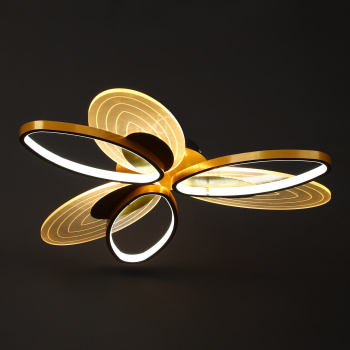 Светильник светодиодный акриловый 760мм 72W H2080 36W*2 gray с пультом   VERNER LIGHTING *1