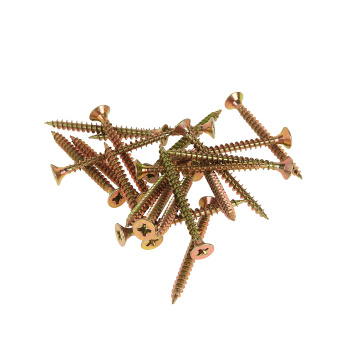 Шурупы жёлтые BROZEX пакет 4,5*50 (20шт) *10/100