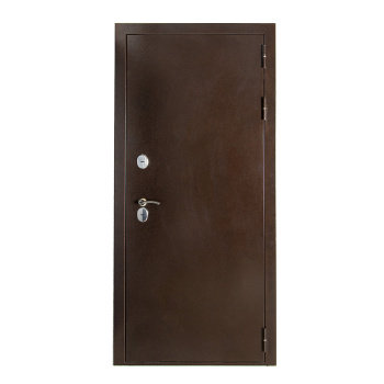 Дверь входная 2050х860х100 мм Дверной континент Комфорт 2, правая, медный антик/сандал светлый