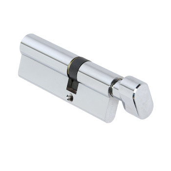 Механизм врезной ЛПУВ-90(55/35) хром, ключ/вертушка, для дверей пр-ва КНР Нора-М *1/10