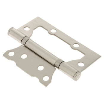 Петля без врезки 100*75*2мм НИКЕЛЬ матовый NIS VANGER *1/30/120