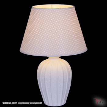 Лампа настольная 16568-0.7-01DY (керамика+абажур) *1/12
