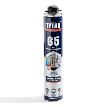 Пена монтажная профессиональная 750 мл TYTAN 65, летняя