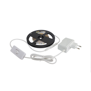 Лента светодиодная 3м 6,0К 4,8Вт/м IP20 SMD2835 блок/пит выкл SQ0331-0224 TDM *1/30