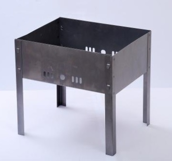 Мангал «Отдых» Эконом, 35х30х13.5 см, сборный, без шампуров