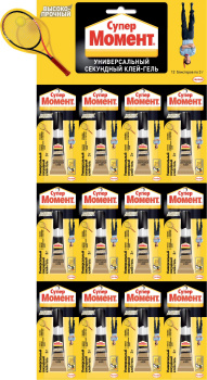 Суперклей гель Момент, высокопрочный, 3 г