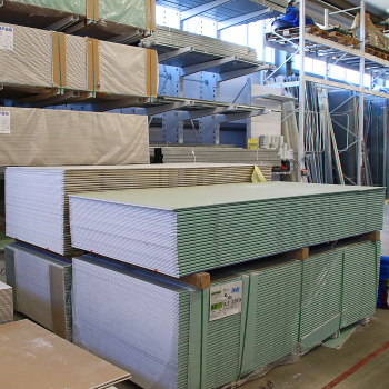 Гипсокартон 9.5х1200х2500 мм KNAUF, 3 м², полукруглая утоненная кромка, влагостойкий