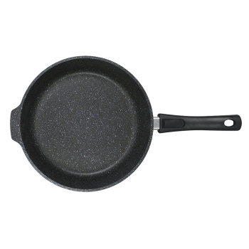 Сковорода алюмин. антипригарная "Kukmara" "Granit" black d26см Съемн.руч. сггч262а *1/4