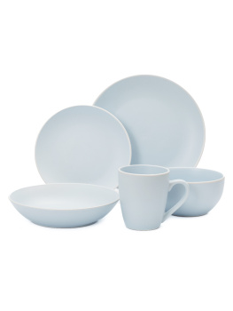 Тарелка керамич. "Fioretta" "Scandy Blue" мелкая d19,3см TDP545 *6/36