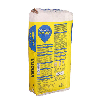 Универсальный наливной пол Vetonit фаст 4000, 20 кг