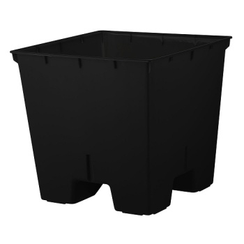 Кашпо пластм. "London CUBE" 4,2л 177х177мм h184мм со вставкой Вулканический серый IG780010026 *1/6