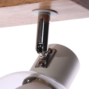 Светильник настенный (спот) N5105/3 WT+WOOD Е27 3*40Вт ( l=650;w=100;h=170) VERNER LIGHTING *1