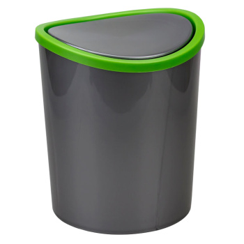 Контейнер д/мусора пластм. с "плавающей" крышкой 1,6л IDEA М2490 "М-Пластика") *1/24