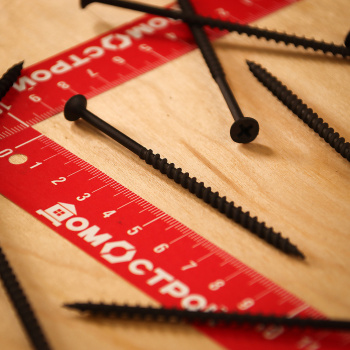 Саморез по дереву 4.8х110 мм BROZEX, крупная резьба, фосфатированные