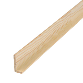 Уголок разнобокий 2.2 м, 18х40 мм, сращенный, бессучковый