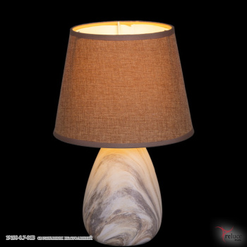 Лампа настольная 19108-0.7-01B (керамика+абажур) *1/36
