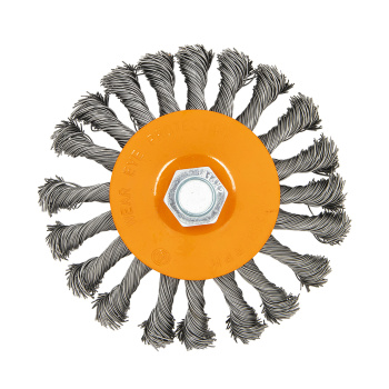 Щетка-насадка "колесо" М22 для УШМ 125 мм STURM латун.волн.пров. (арт.5241402) *1/60