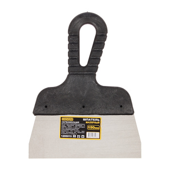 Шпатель нерж.сталь 150мм пластм.ручка "Korvus" (арт1205015) *1/48