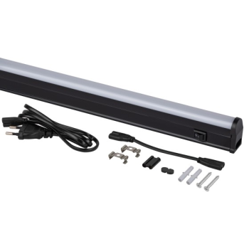 Светильник светодиодный линейный 12W 4,0К ЧЕРНЫЙ 1000лмВыкл 874х22х37 ЭРА Б0065557 *1/25