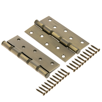 Петля универсальная 125*75*2,5мм БРОНЗА AB (комплект 2шт.) AVERS *1/6/48