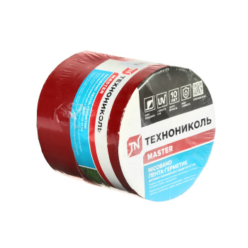 Лента-герметик 10х0.15 м ТехноНиколь Nicoband, самоклеящаяся, красный